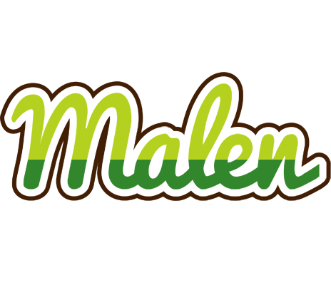 Malen golfing logo