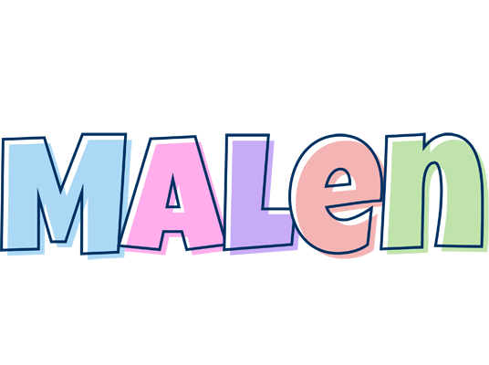 Malen pastel logo