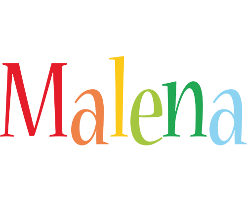 Malena birthday logo