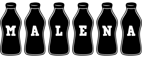Malena bottle logo