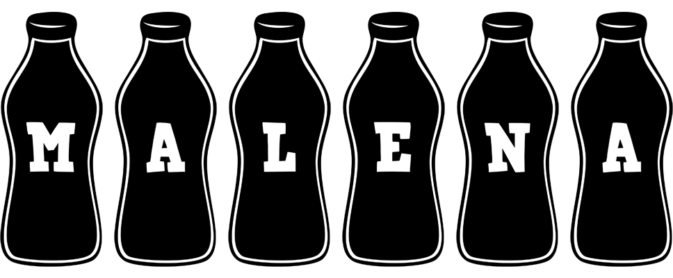 Malena bottle logo