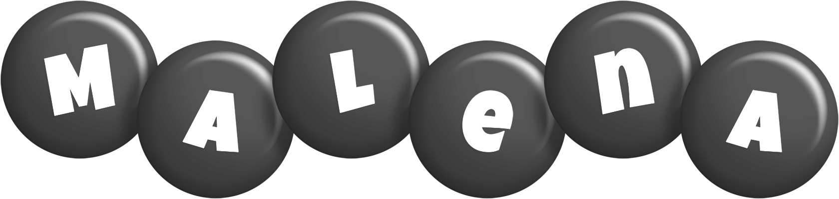 Malena candy-black logo