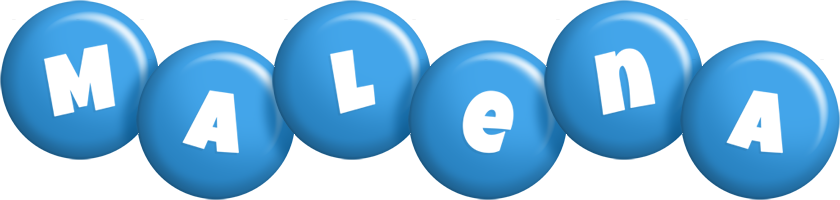 Malena candy-blue logo