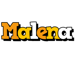 Malena cartoon logo