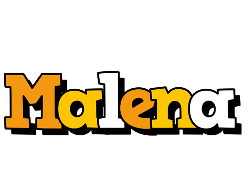 Malena cartoon logo