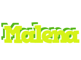 Malena citrus logo