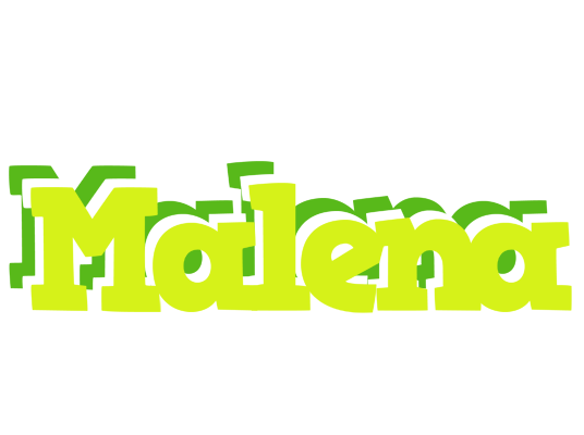 Malena citrus logo