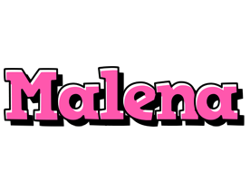 Malena girlish logo
