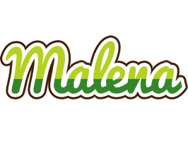 Malena golfing logo