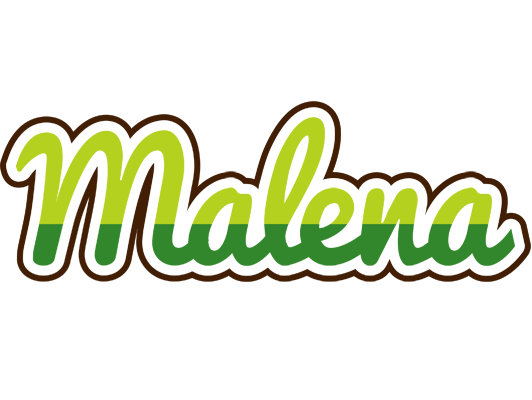 Malena golfing logo