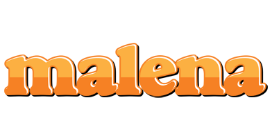 Malena orange logo