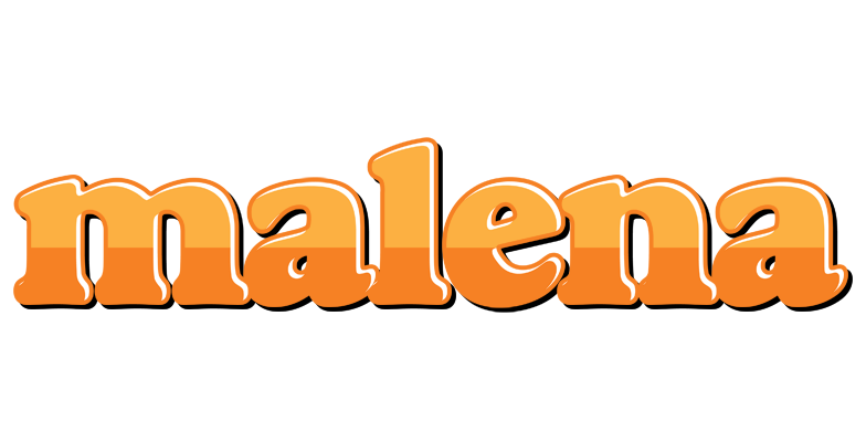 Malena orange logo