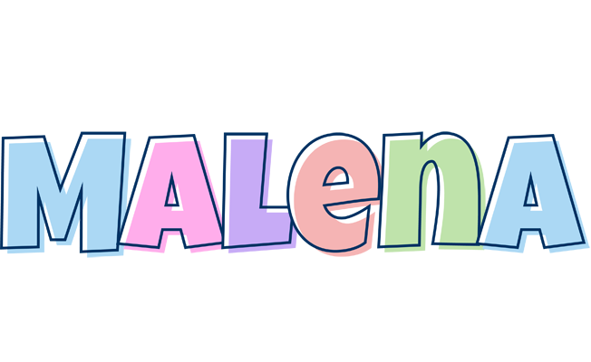 Malena pastel logo