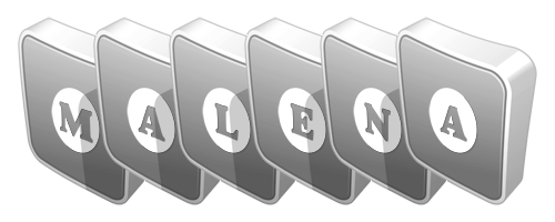 Malena silver logo