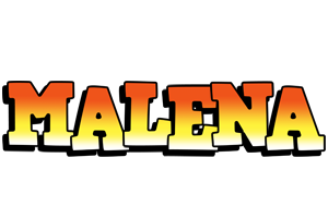 Malena sunset logo