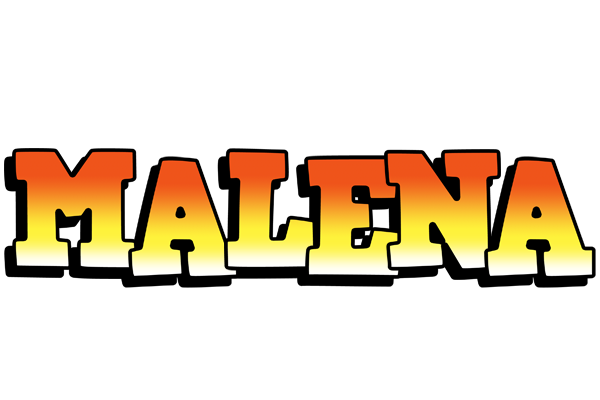 Malena sunset logo