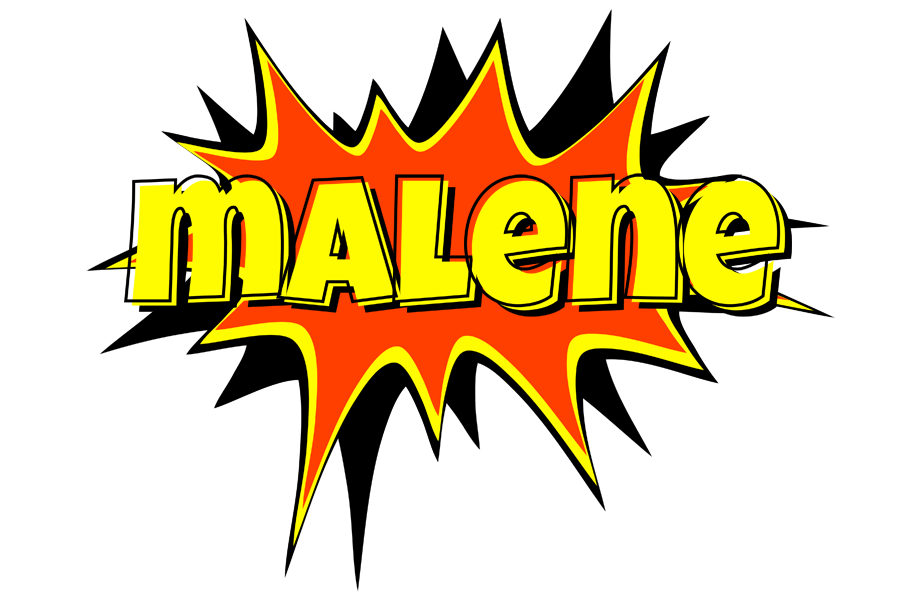 Malene bazinga logo