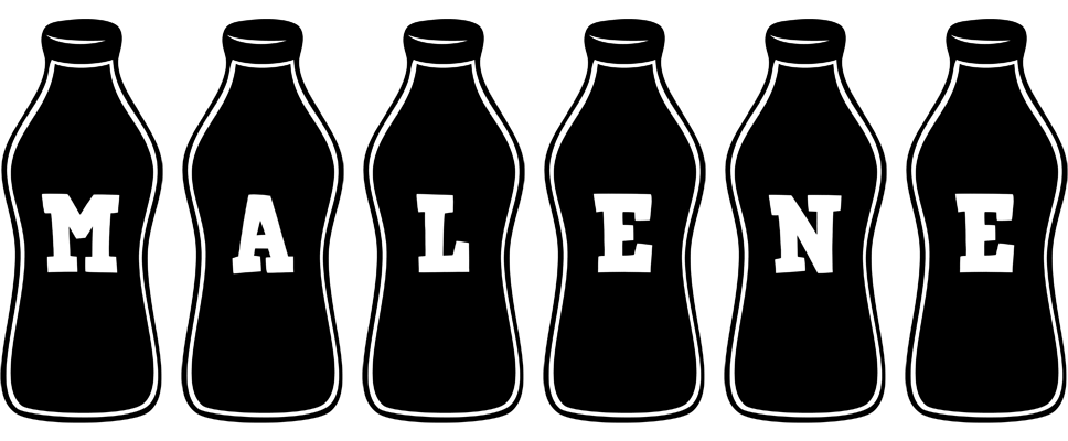 Malene bottle logo