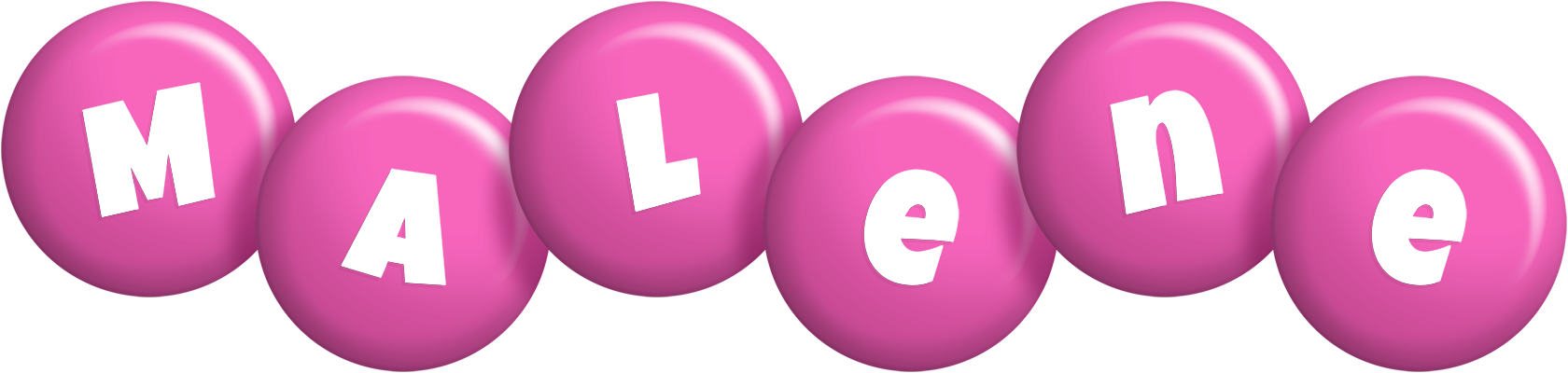 Malene candy-pink logo