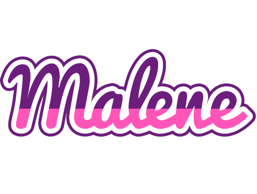 Malene cheerful logo