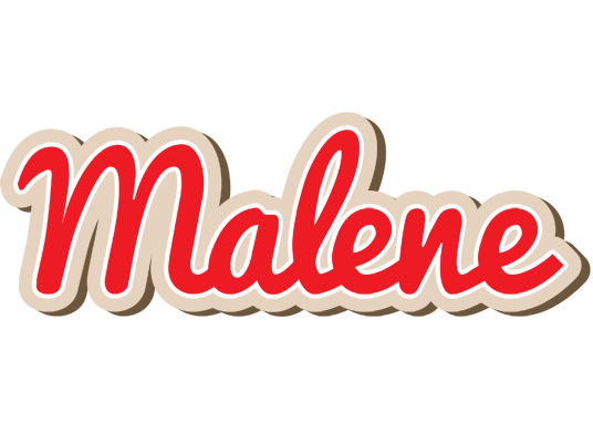 Malene chocolate logo