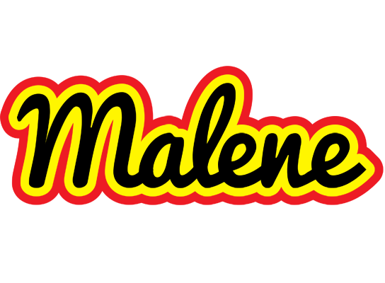 Malene flaming logo