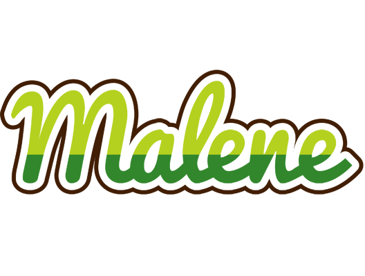 Malene golfing logo