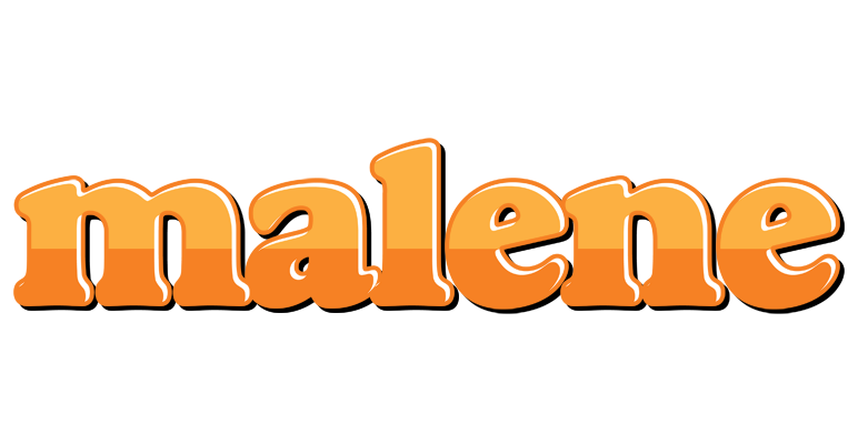 Malene orange logo