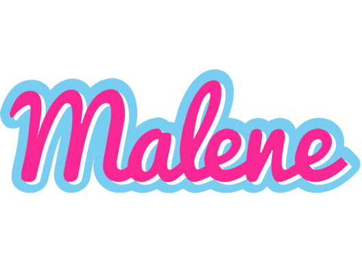Malene popstar logo