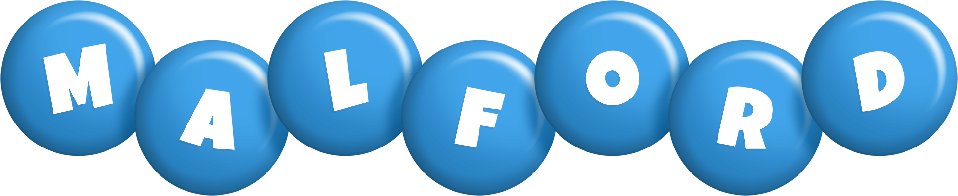 Malford candy-blue logo
