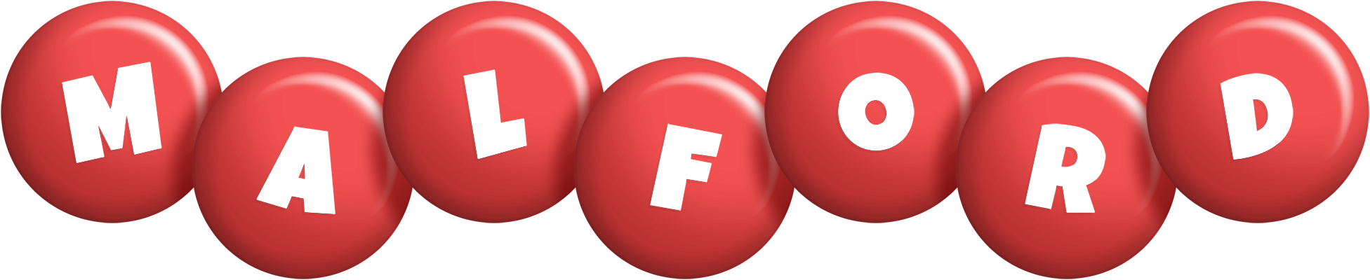 Malford candy-red logo
