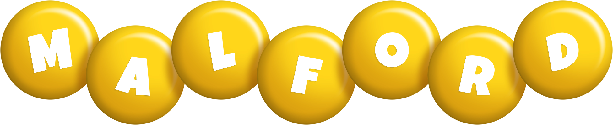 Malford candy-yellow logo