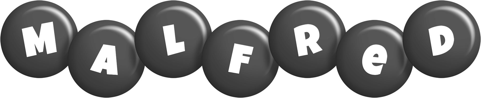 Malfred candy-black logo