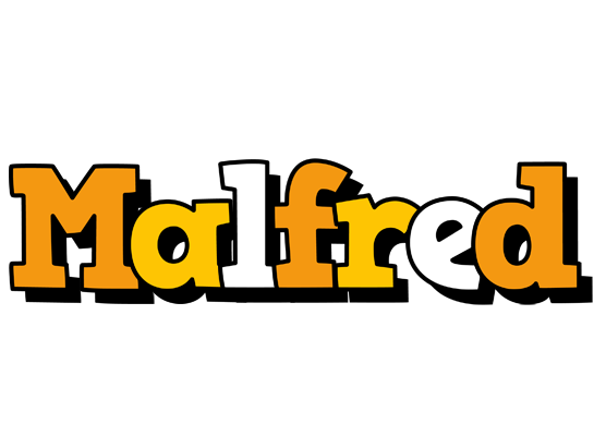 Malfred cartoon logo