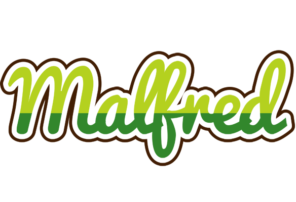 Malfred golfing logo
