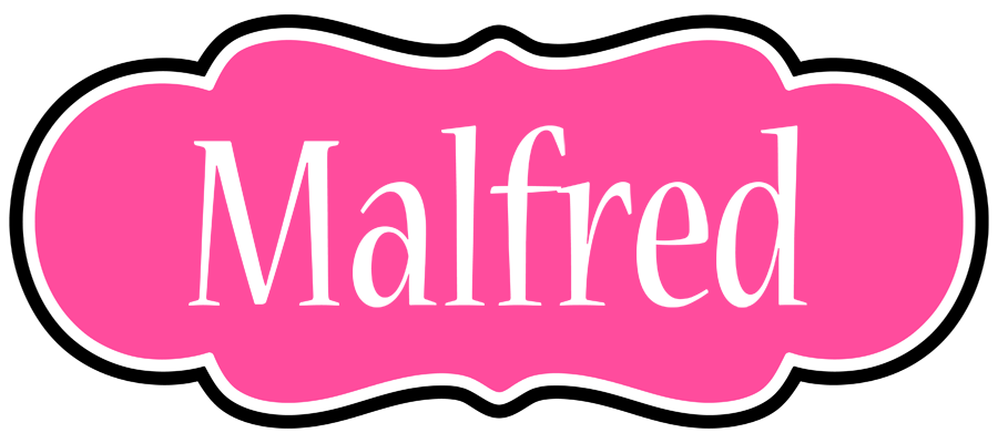 Malfred invitation logo