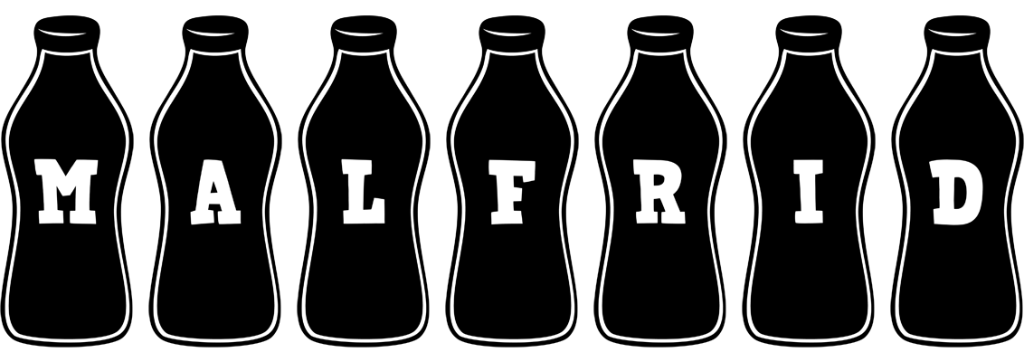 Malfrid bottle logo