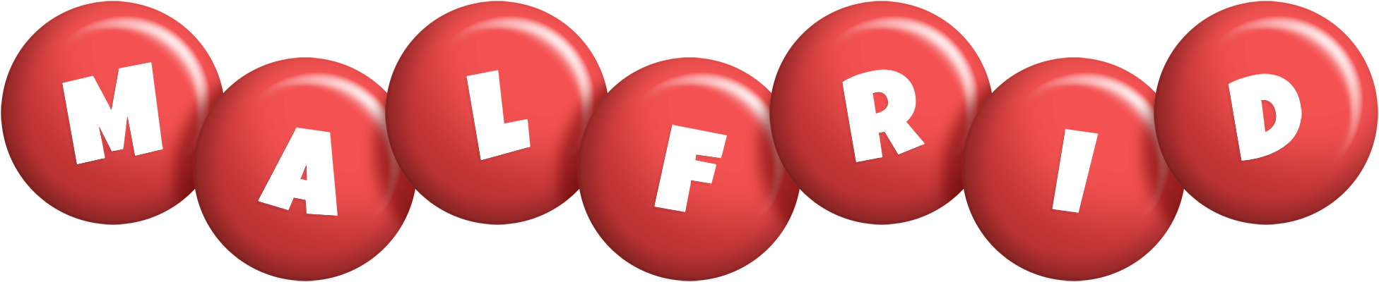 Malfrid candy-red logo