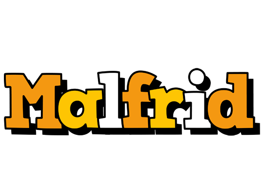 Malfrid cartoon logo