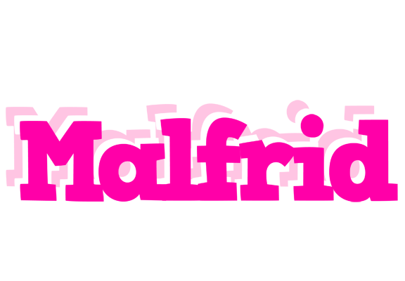 Malfrid dancing logo
