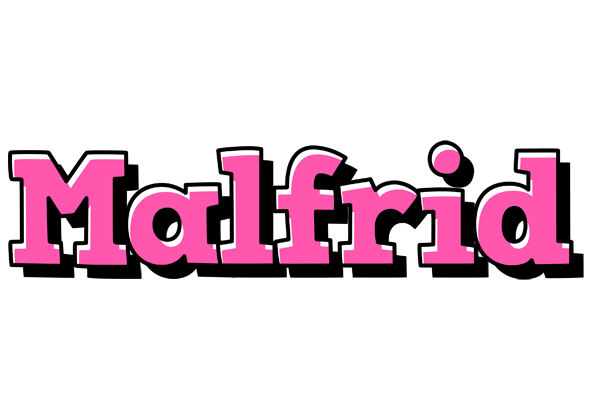 Malfrid girlish logo