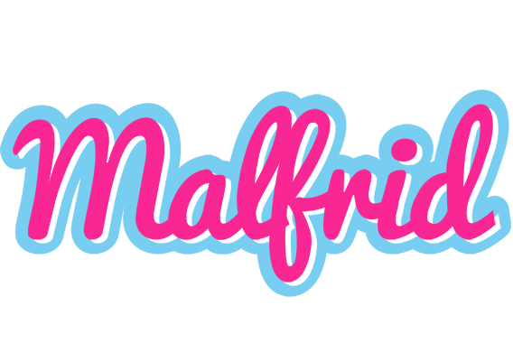 Malfrid popstar logo
