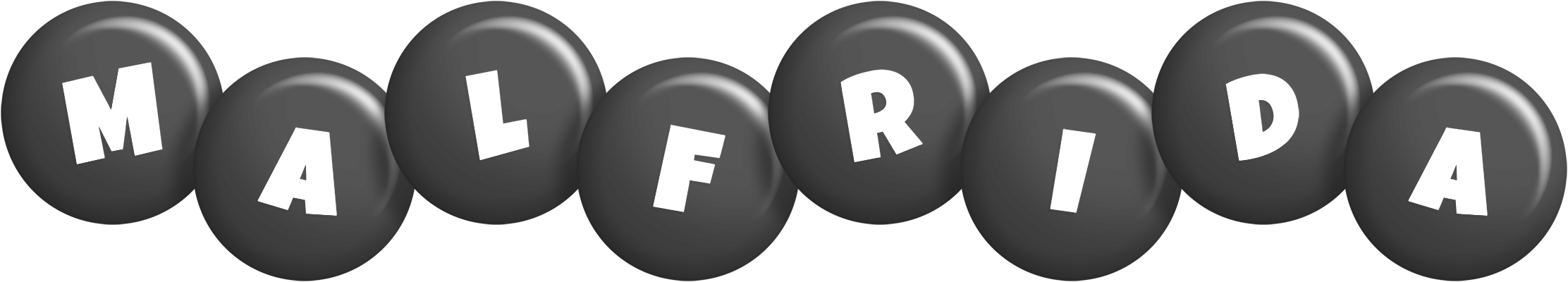 Malfrida candy-black logo