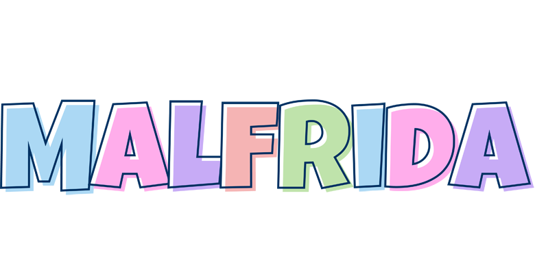Malfrida pastel logo