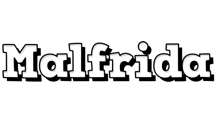 Malfrida snowing logo