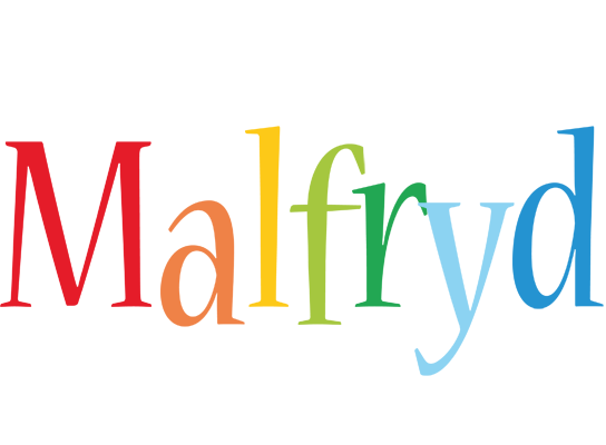 Malfryd birthday logo