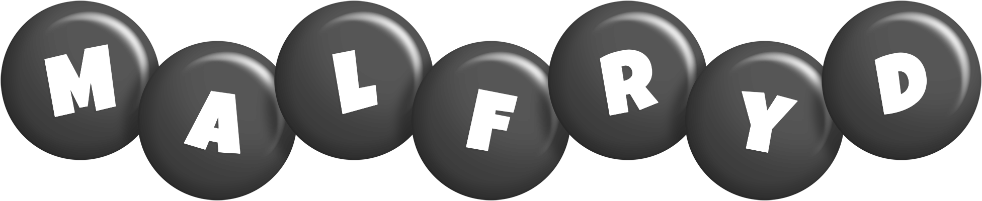Malfryd candy-black logo
