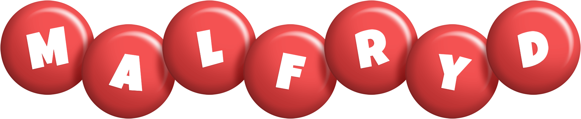 Malfryd candy-red logo
