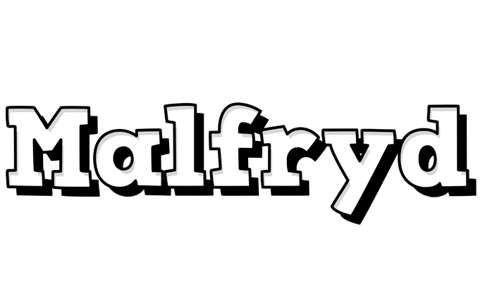 Malfryd snowing logo