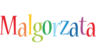 Malgorzata birthday logo